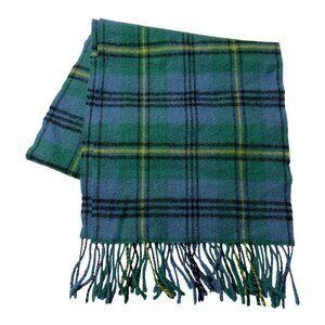 Clans Of Scotland 100% Lambswool Tartan Plaid Scarf